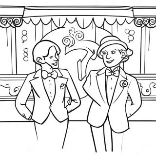 Pagina Para Colorear De Actores Encantadores De Teatro 125440-59400