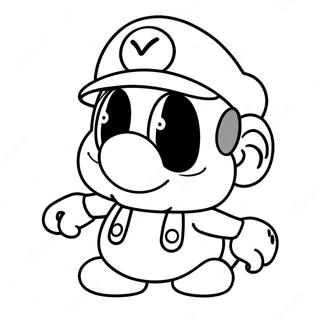 Cappy Mario Odyssey Páginas Para Colorear