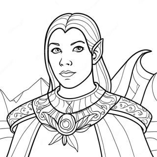 Nimona Páginas Para Colorear