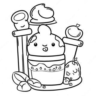 Pagina Para Colorear De Deliciosos Bocados De Butterbean Cafe 125851 59714