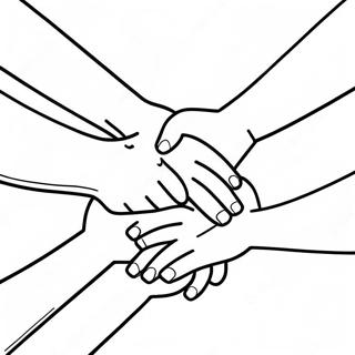 Pagina Para Colorear De Manos Que Ayudan En Aa 125982-59818