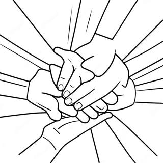Pagina Para Colorear De Manos Que Ayudan En Aa 125982-59819