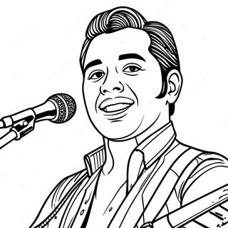 Pagina Para Colorear De Ivan Cornejo Actuando En Vivo 126368-60115