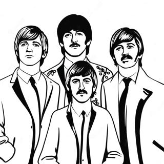 Pagina Para Colorear De Los Beatles 126701-60363