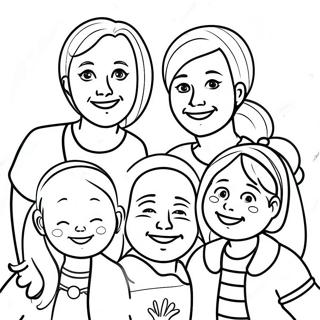 Pagina Para Colorear De Familia Feliz Juntos 126780-60426