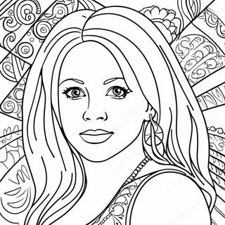 Pagina Para Colorear De Shakira 127011-60604