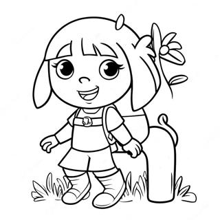 Pagina Para Colorear De Dora Y Botas 127245 60794