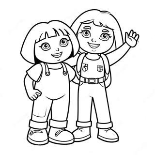 Pagina Para Colorear De Dora Y Botas 127245 60795