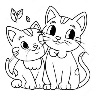 Pagina Para Colorear De Curiosos Gatitos Explorando 127272-60819