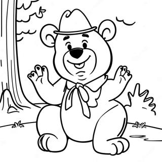 Pagina Para Colorear De Yogi Bear 127500-61109