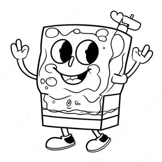 Bob Esponja Y Amigos Páginas Para Colorear