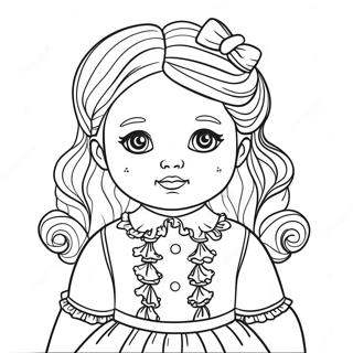 Pagina Para Colorear De Una Muneca De Porcelana Inquietante 127940 61463