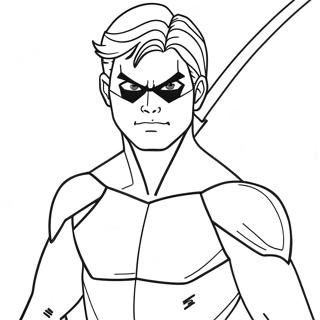 Pagina Para Colorear De Nightwing 127963-61470