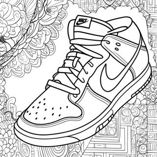 Pagina Para Colorear De Nike Dunks Elegantes En Exhibicion 128199 61664