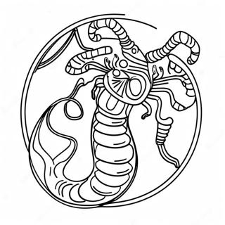 Pagina Para Colorear Del Signo Zodiacal Escorpio 128764-62091