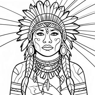 Pagina Para Colorear De Indigenas 128893-62190