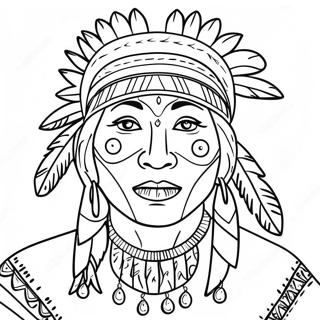 Pagina Para Colorear De Indigenas 128893-62191