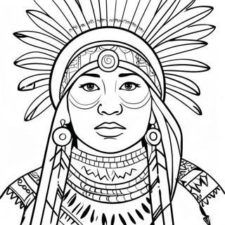 Pagina Para Colorear De Indigenas 128893-62192