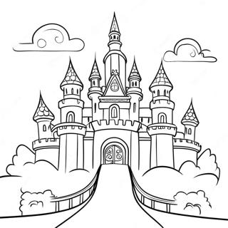 Pagina Para Colorear De Castillo Real Deslumbrante 129150-62403