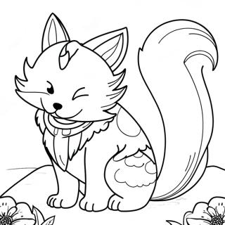 Pagina Para Colorear De Kitsune 129250-62471