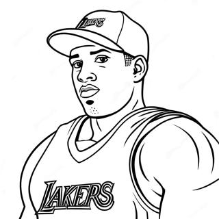 Lakers Páginas Para Colorear