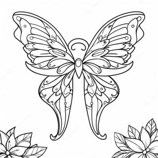 Pagina Para Colorear De Alas De Hada De Fantasia 129404 62599