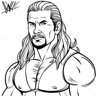 Pagina Para Colorear De La Wwe 129427-62610