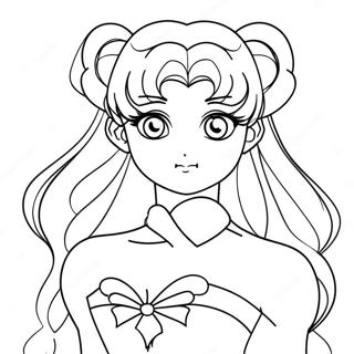 Pagina Para Colorear De La Princesa Serenity De Sailor Moon 129556-62710