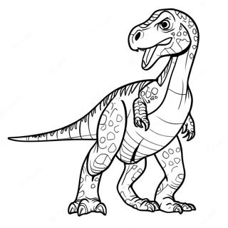 Pagina Para Colorear Del Feroz Indoraptor 129636 62781