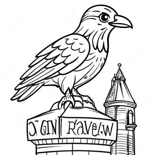 Pagina Para Colorear De La Torre De Ravenclaw 130073-63124