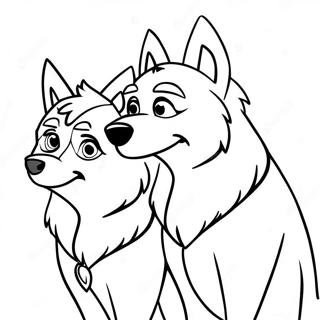 Pagina Para Colorear De La Amistad Entre Balto Y Jenna 130558-63494