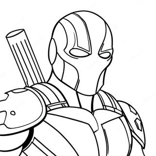 Deathstroke Páginas Para Colorear