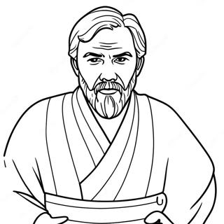 Obi Wan Kenobi Para Colorear 131048-63870