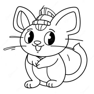 Pagina Para Colorear De Meowth Con Una Moneda En La Cabeza 131205 63995