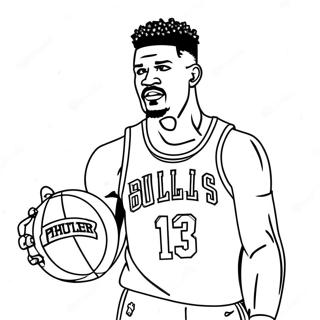 Jimmy Butler Páginas Para Colorear