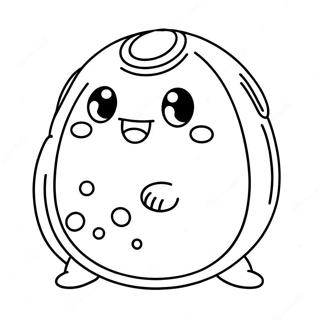 Tamagotchi Páginas Para Colorear