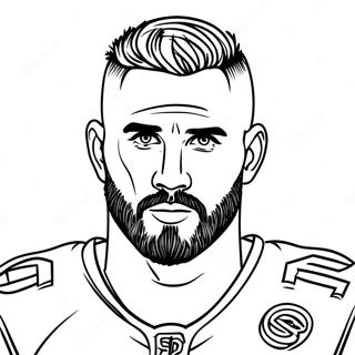 Travis Kelce Páginas Para Colorear