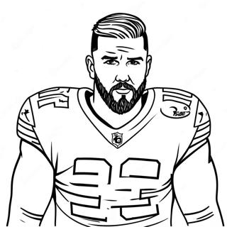 Pagina Para Colorear De Travis Kelce 131691-64367