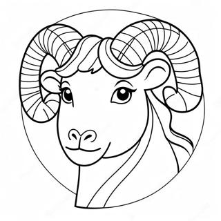 Aries Páginas Para Colorear