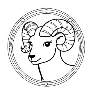 Pagina Para Colorear Del Signo Zodiacal Aries 131847-64486