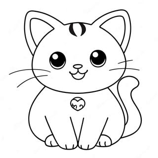 Pagina Para Colorear De Gato Anime Adorable 132103-64690