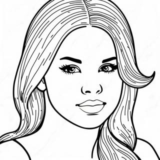 Pagina Para Colorear De Selena Gomez 132435-64948