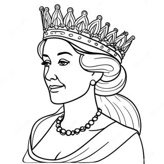 Pagina Para Colorear De Reina Elegante 132668-65133