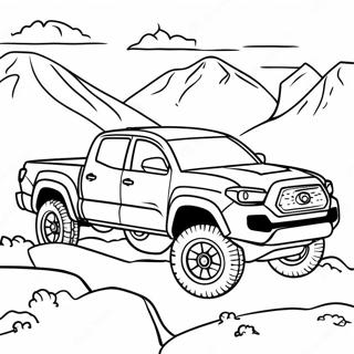 Pagina Para Colorear De Toyota Tacoma En Las Montanas 132747-65200