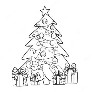 Pagina Para Colorear De Arbol De Navidad Caprichoso 132797-65232