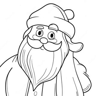 Pagina Para Colorear De Santa Claus Festivo 132799-65239