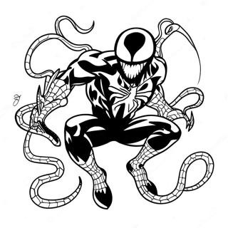 Venom Con Spider Man Pagina Para Colorear 13321-2906