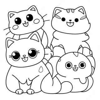 Pagina Para Colorear De Gatos Kawaii 133438-65722