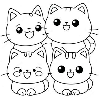 Pagina Para Colorear De Gatos Kawaii 133438-65724