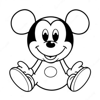 Pagina Para Colorear De La Cara De Mickey Mouse Sonriendo 133621-65871